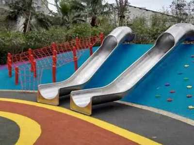 不銹鋼兒童滑梯